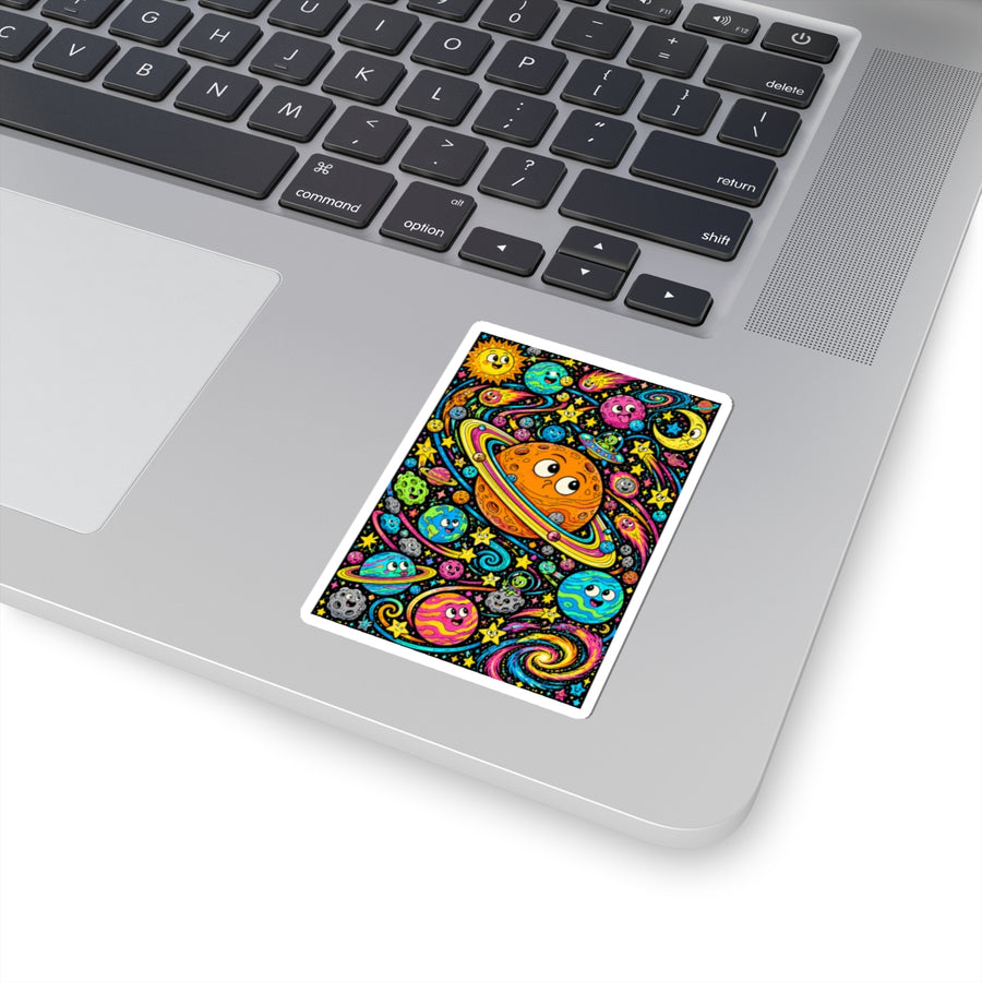 Cosmic Playground — Kiss-Cut Sticker